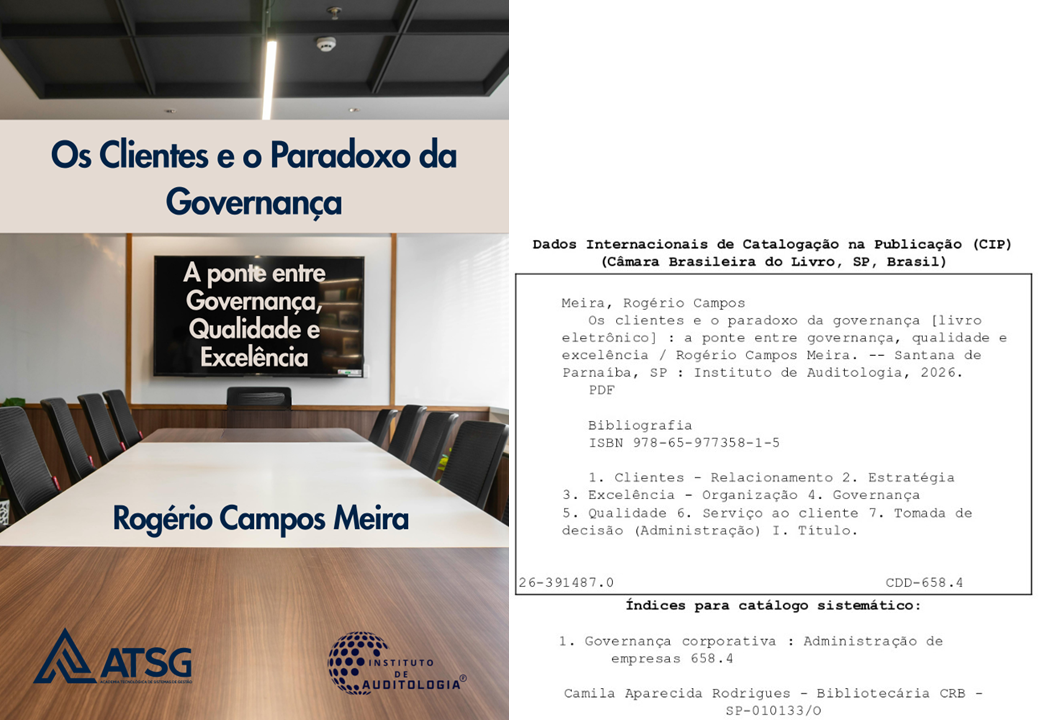 Registro bibliográfico e ISBN do eBook Os Clientes e o Paradoxo da Governança